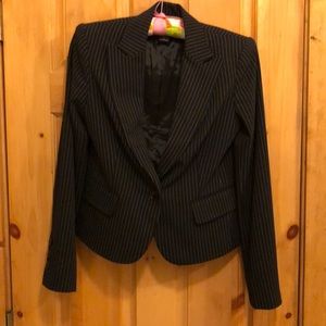 Pinstripe suit top
